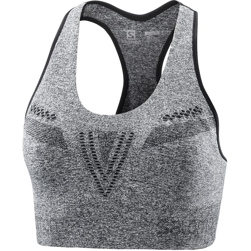 Salomon Singapore Womens Sport Bra - MOVEON W Black | 03248-FSYP